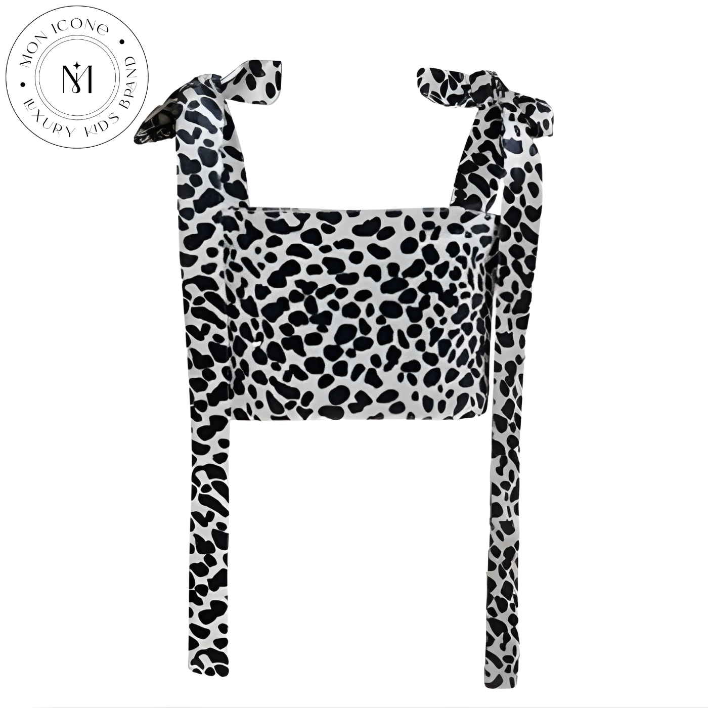 Set Dalmațian pentru fete MON ICONE – Top + Pantalon, fabricat în Turcia