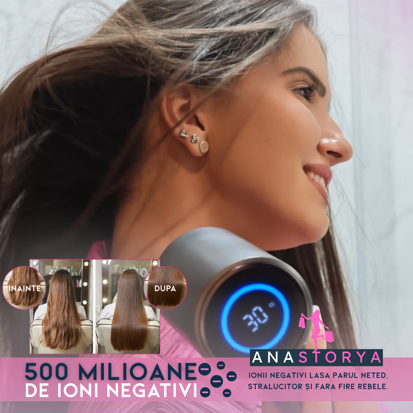 Uscator de Par Inteligent AnaStorya – Ecran Digital LCD