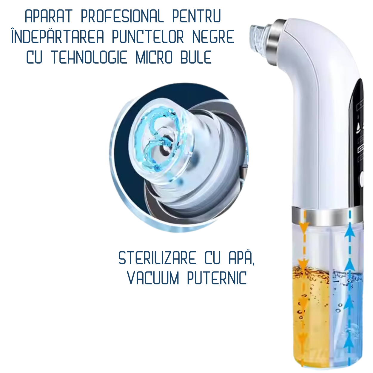 Professional Blackhead Removal Device with Micro Bubble Technology Klevero