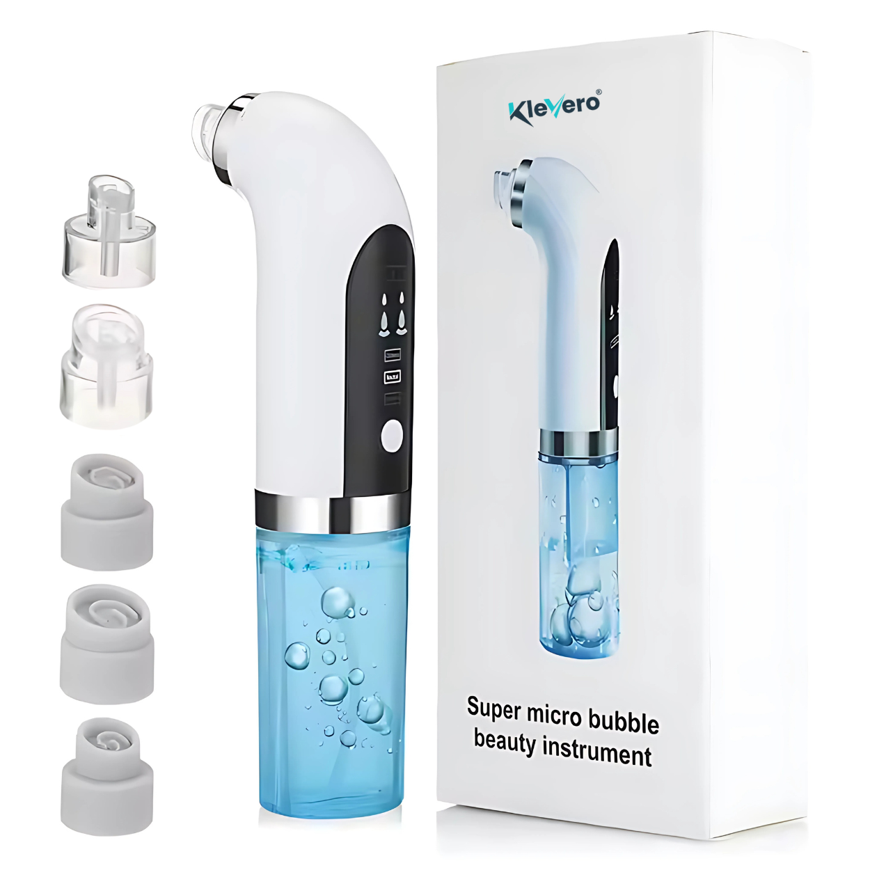 Professional Blackhead Removal Device with Micro Bubble Technology Klevero