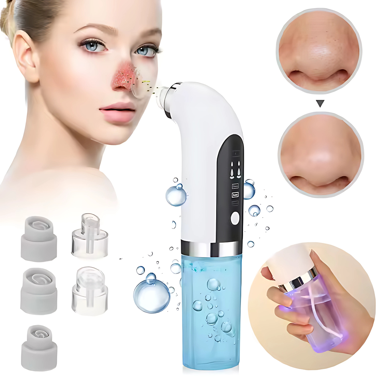 Professional Blackhead Removal Device with Micro Bubble Technology Klevero