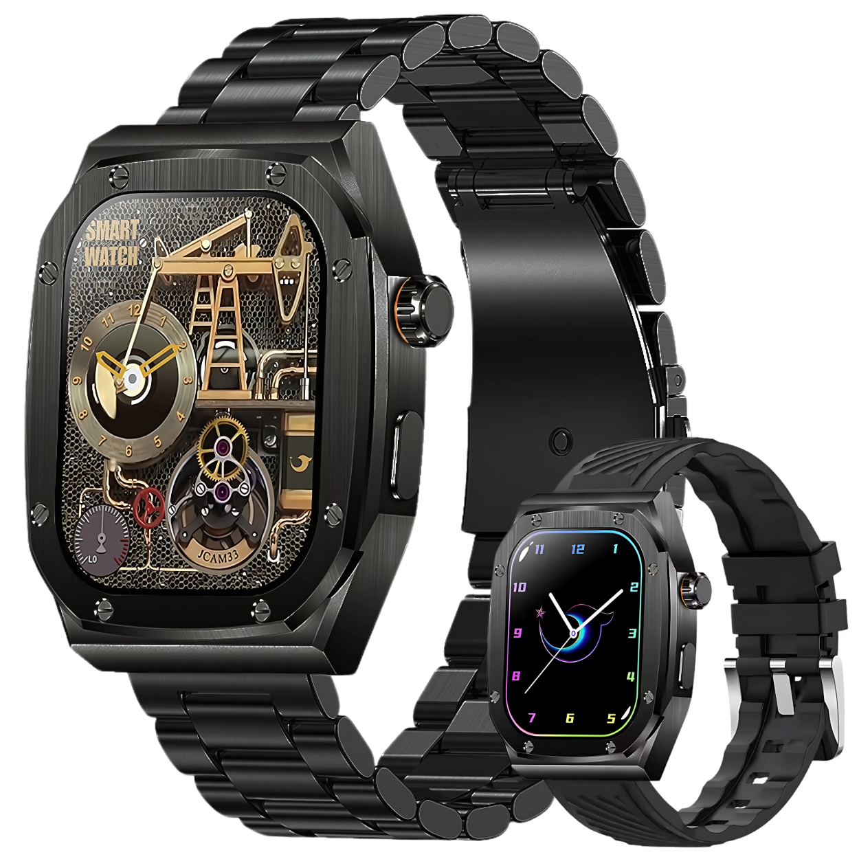 Ceas Barbati Smartwatch 2.1 JohnTerra® Negru