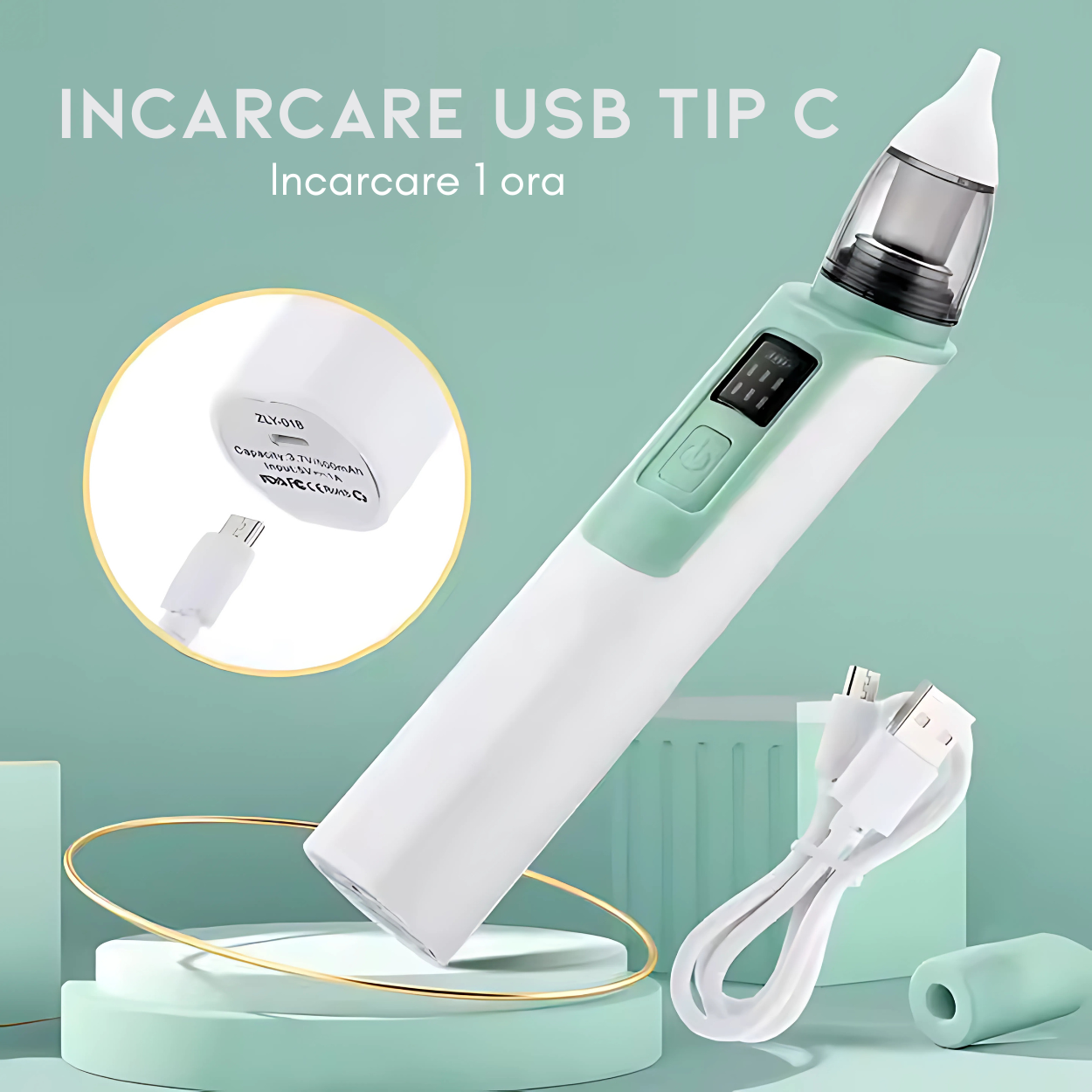 Aspirator Nazal Electric pentru Bebelusi ePandaMel®