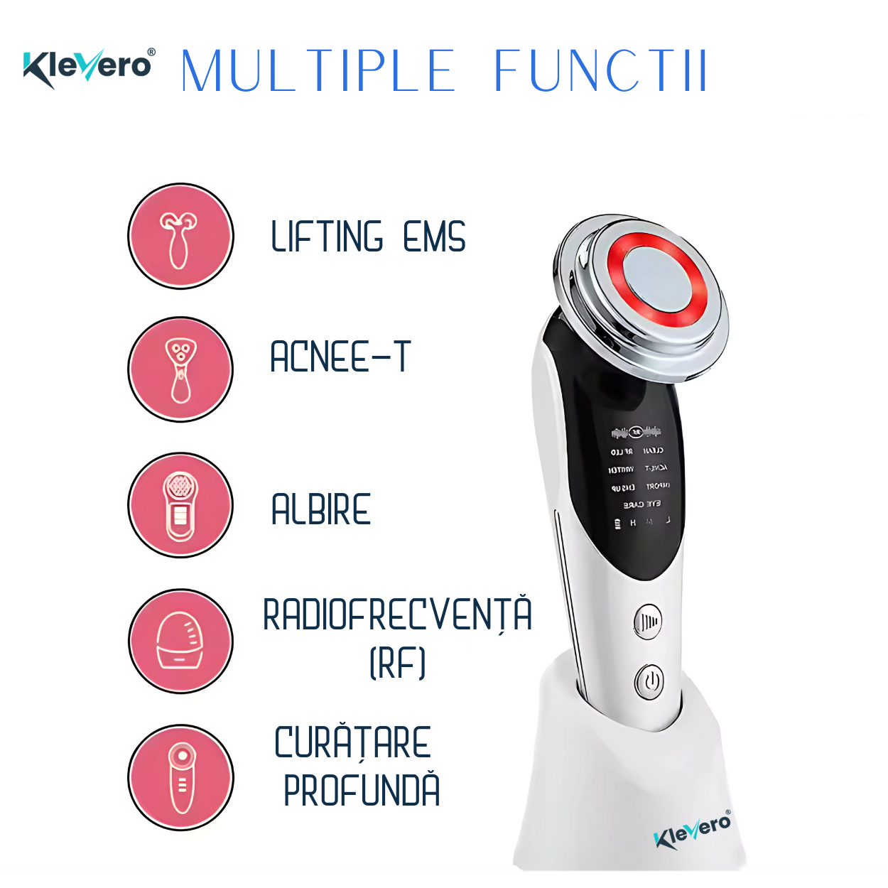 Aparat profesional 7 in 1 pentru tratament facial si intinerirea pielii AnaStorya®