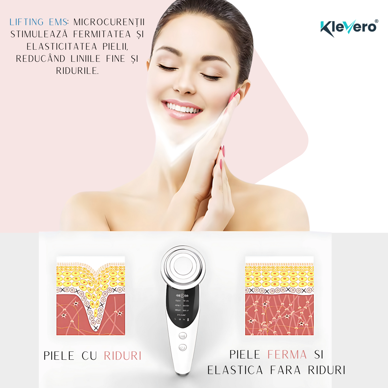 Aparat profesional 7 in 1 pentru tratament facial si intinerirea pielii AnaStorya®