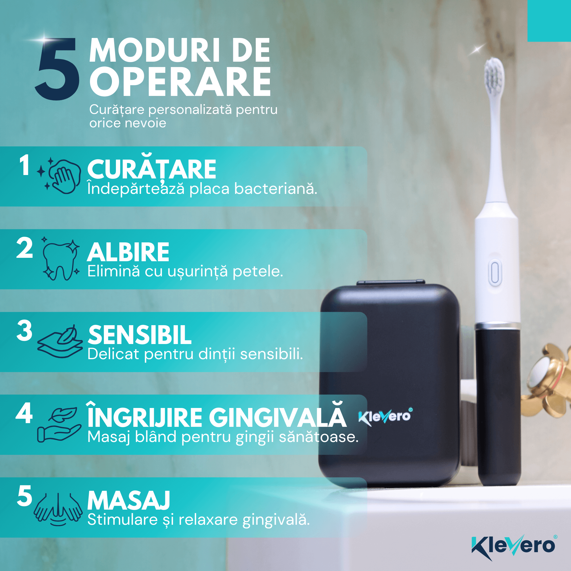 Periuta de Dinti Electrica Ultrasonica