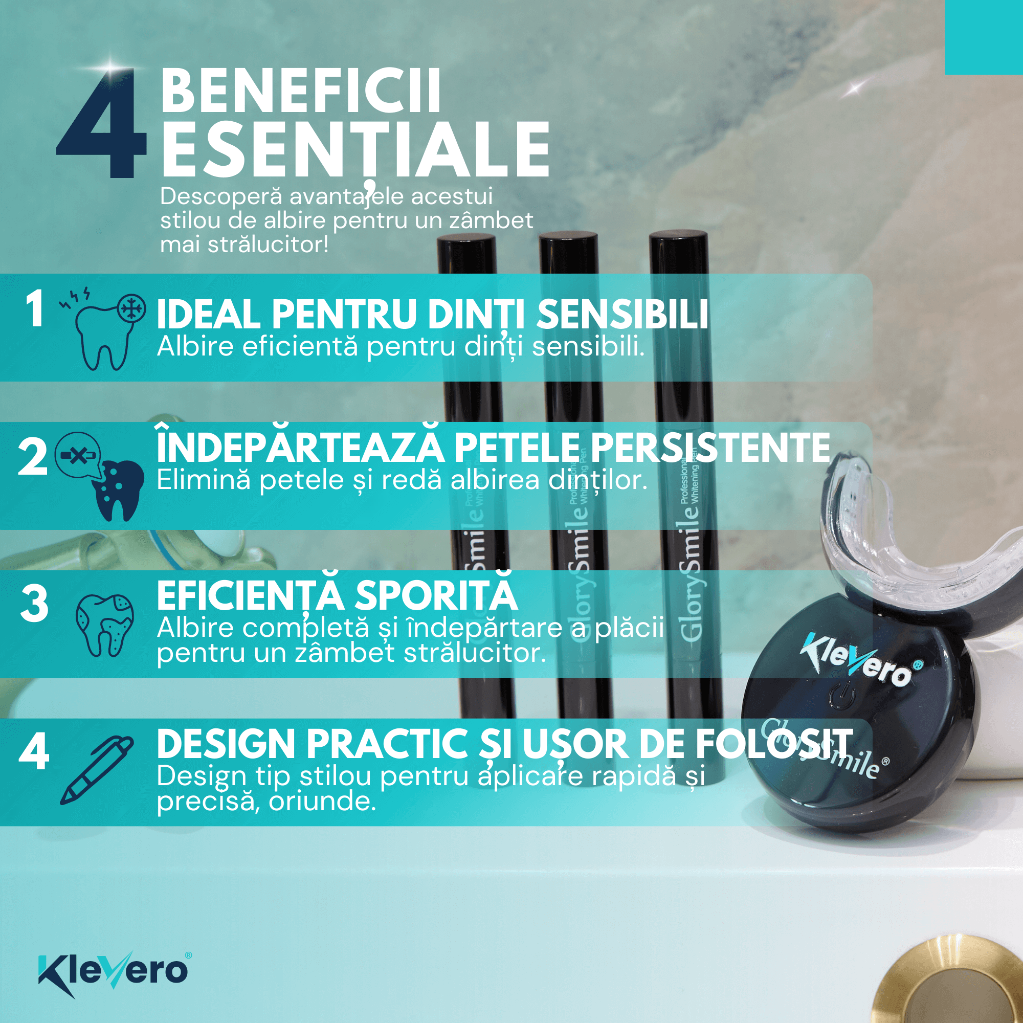 Kit Premium pentru Albirea Dintilor