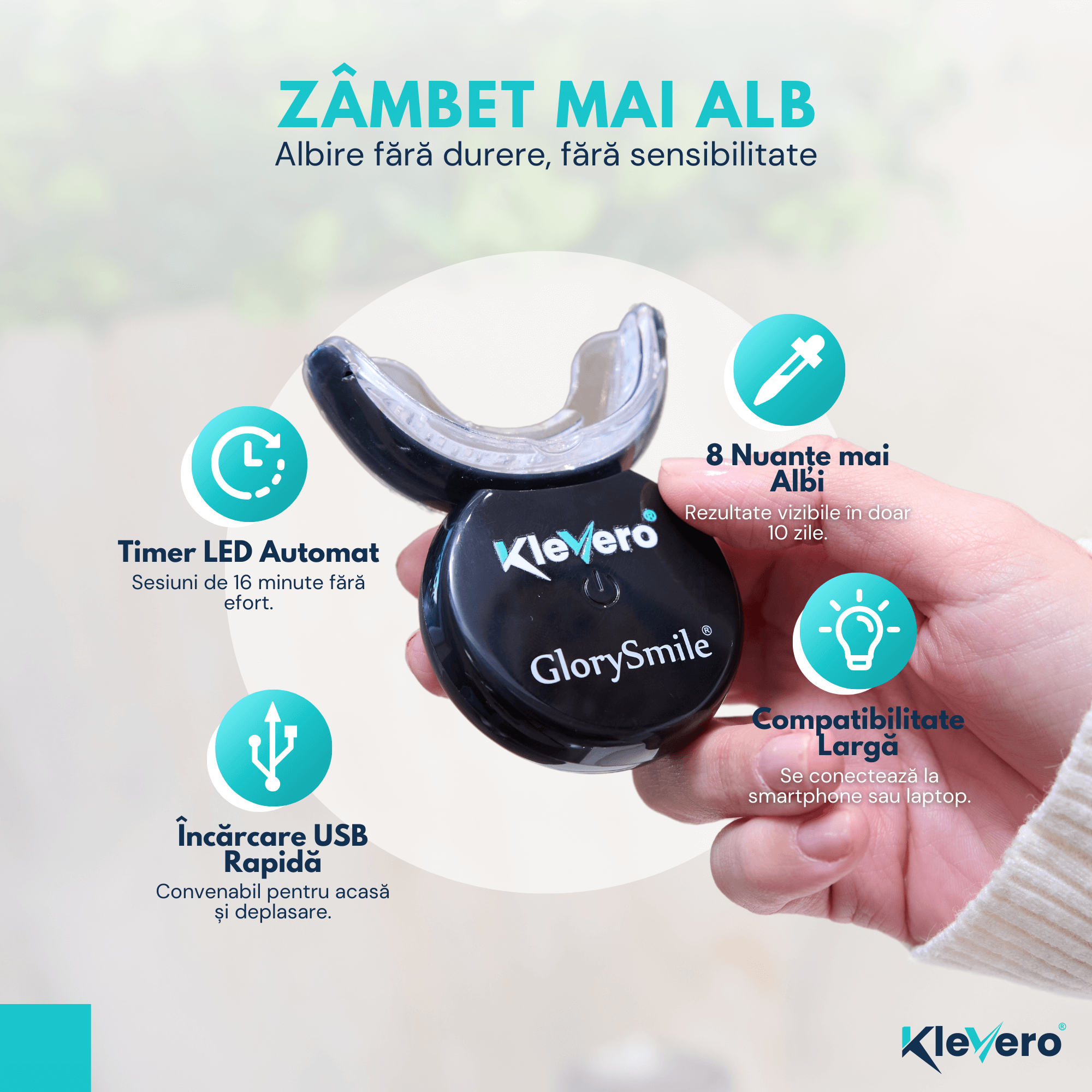 Kit Premium pentru Albirea Dintilor