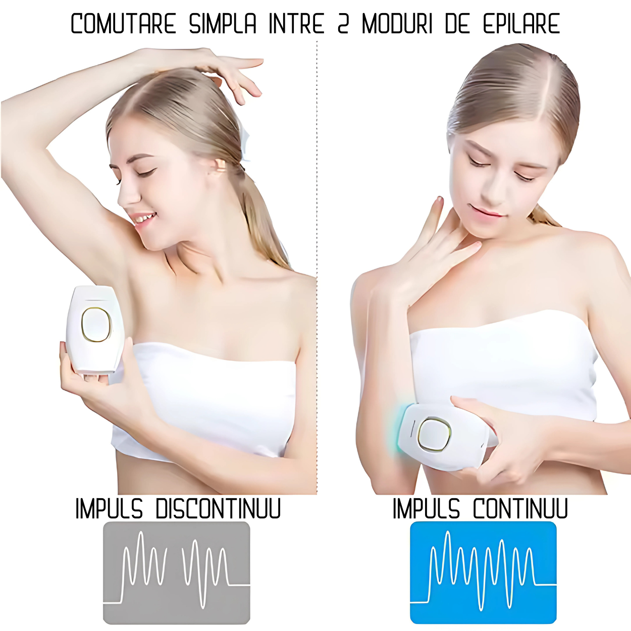 Klevero® IPL-Epilierer, zur dauerhaften Haarentfernung, 300.000 Impulse