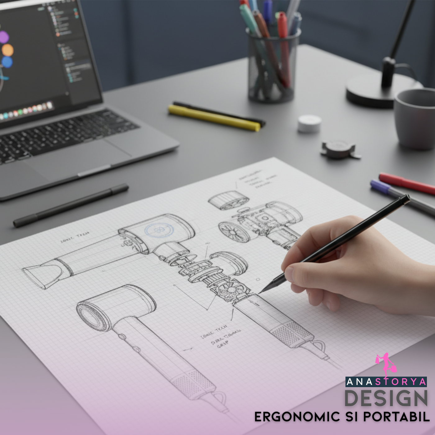 Uscator de Par Inteligent AnaStorya – Ecran Digital LCD