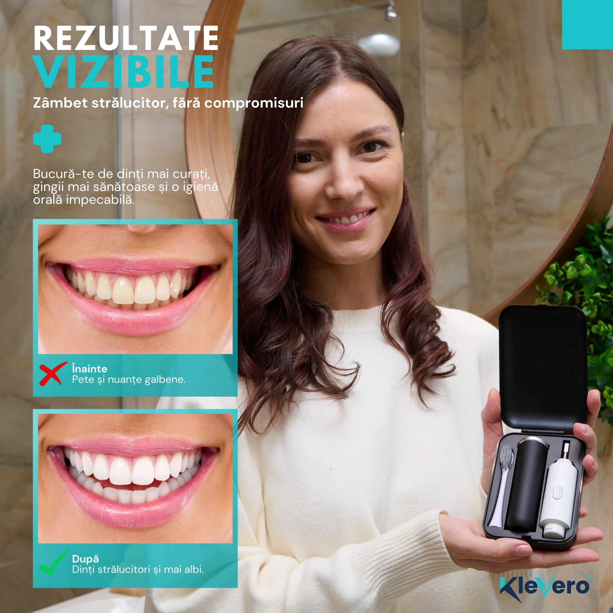 Periuta de Dinti Electrica Ultrasonica KleVero