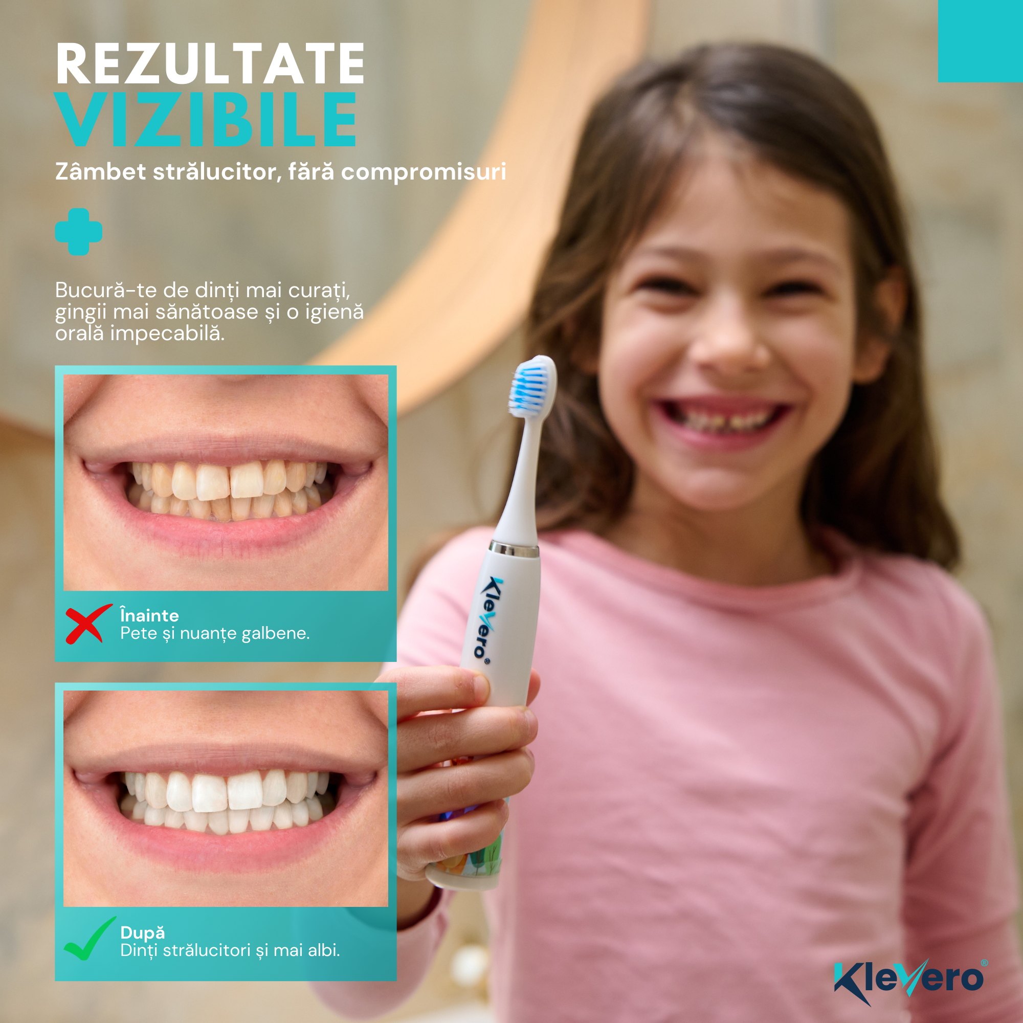 Periuta de Dinti Electrica pentru Copii KleVero