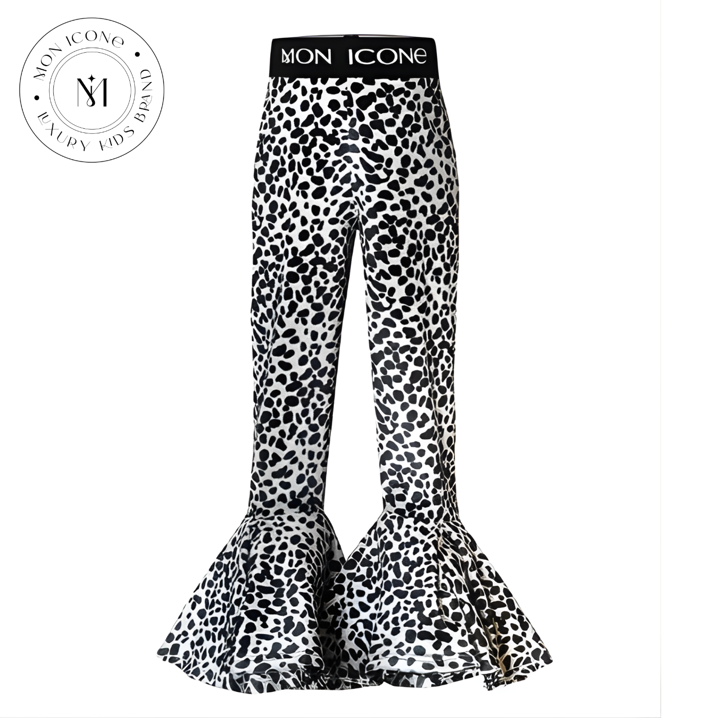 Set Dalmațian pentru fete MON ICONE – Top + Pantalon, fabricat în Turcia