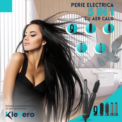 Perie Electrica cu aer cald 5 IN 1, Motor 1000W