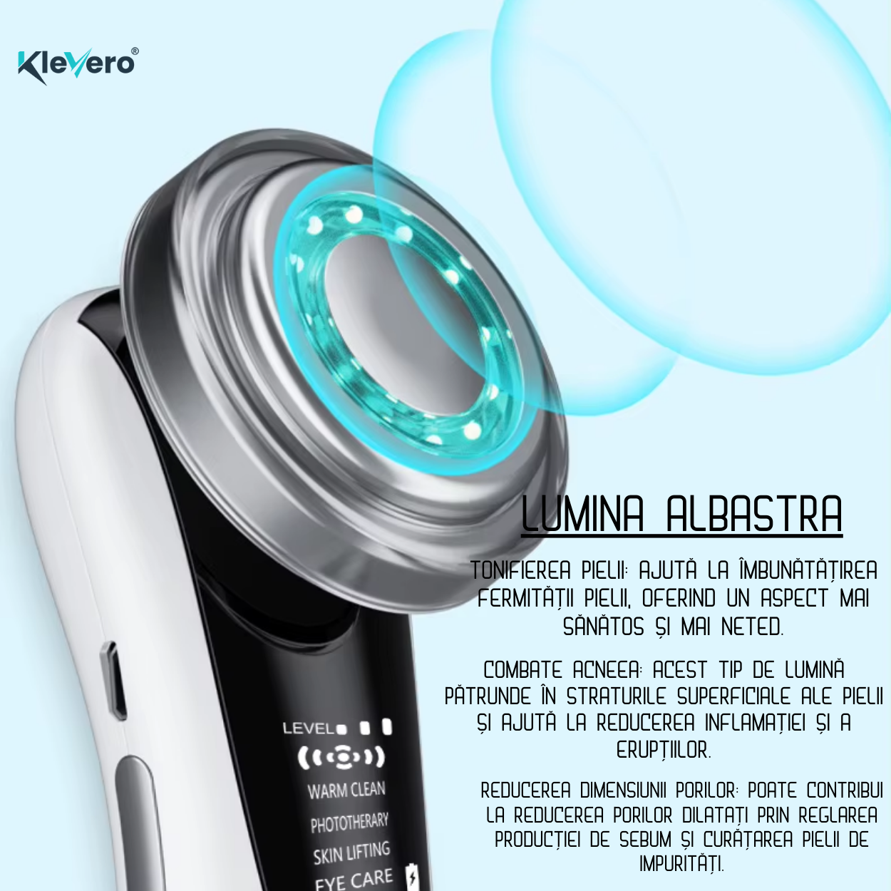 Aparat Facial Multifunctional 5 in 1 Klevero