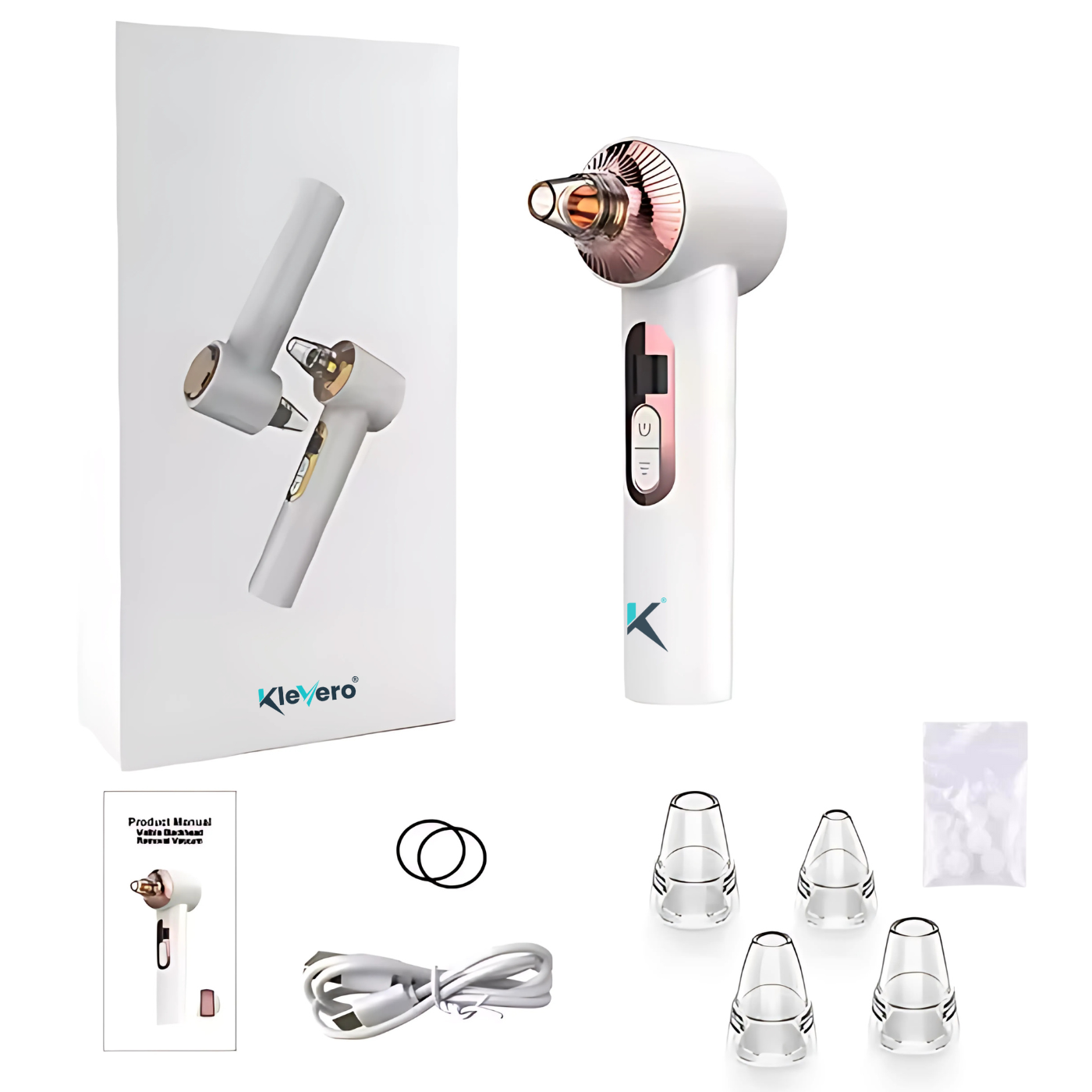 Klevero Professional 4 in 1 Blackhead Remover 