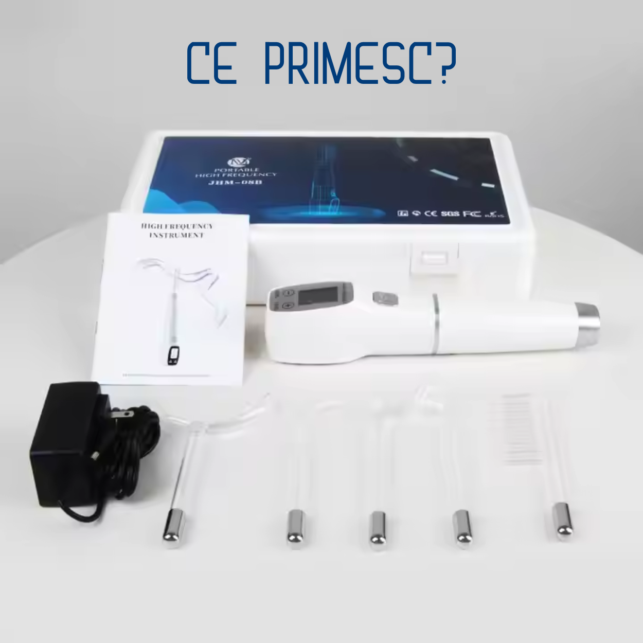 Aparat Electroderm Profesional Klevero pentru Ingrijirea Pielii