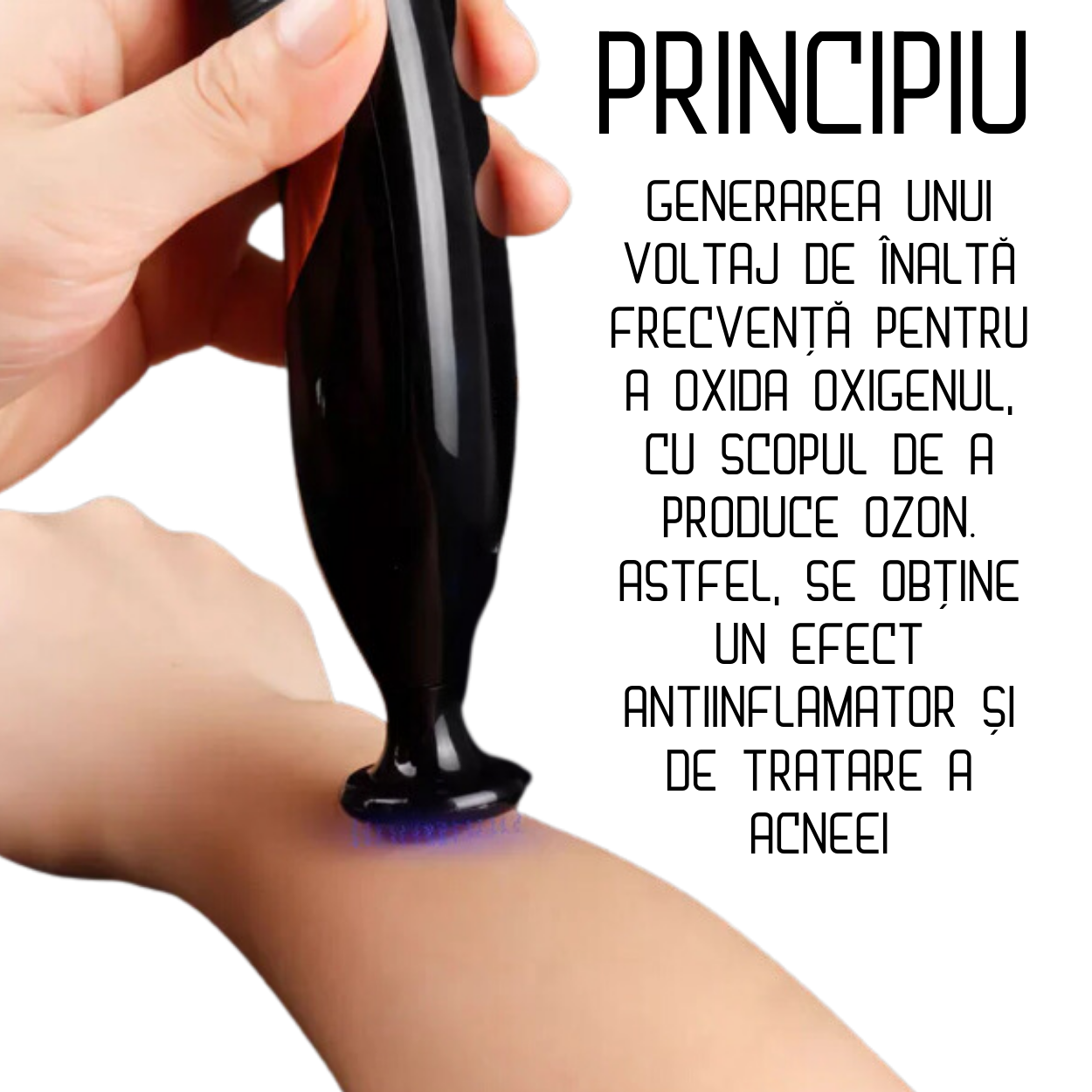 Aparat Portabil pentru Tratarea Acneei cu Plasma si Ozon Klevero® – Tehnologie Coreana