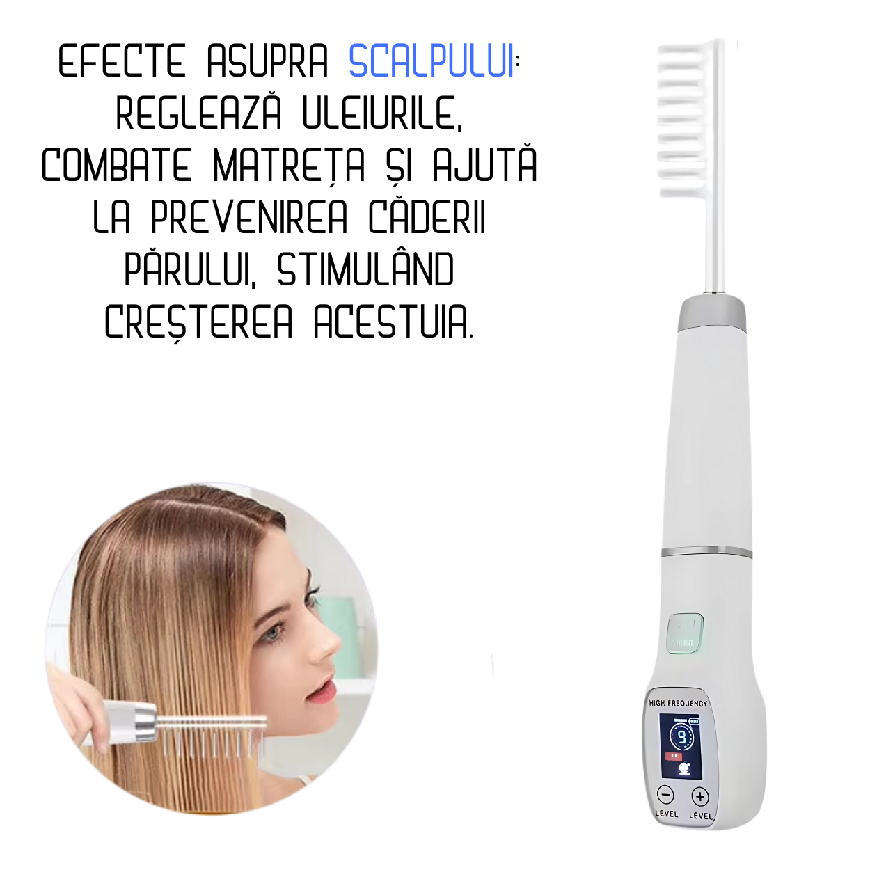 Aparat Electroderm Profesional Klevero pentru Ingrijirea Pielii