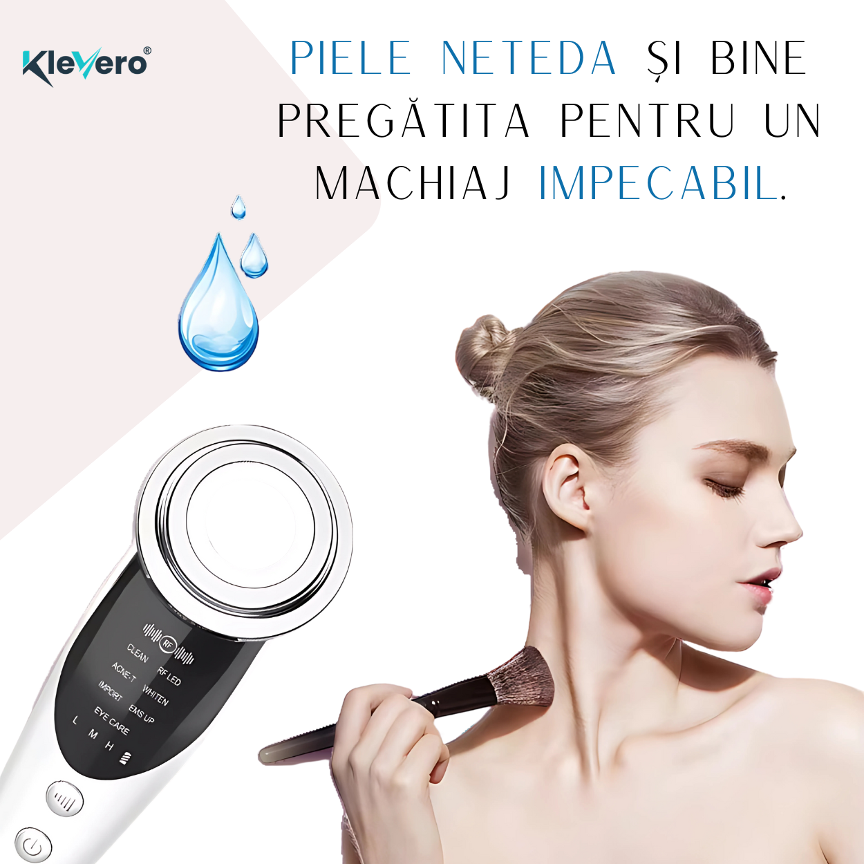 Aparat profesional 7 in 1 pentru tratament facial si intinerirea pielii Klevero®