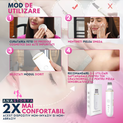 Aparat Profesional de Curatare Faciala Ultrasunete AnaStorya