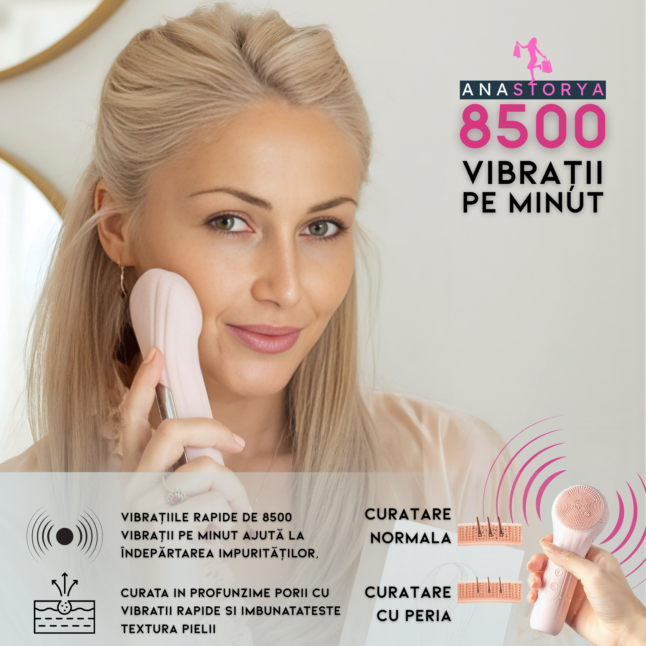 Sonic Facial Cleansing Brush 