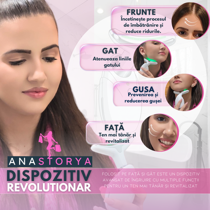 Device for Reducing Facial Wrinkles and Caring for the Neck Area Klevero 