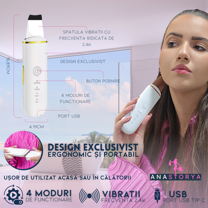 Aparat Profesional de Curatare Faciala Ultrasunete AnaStorya