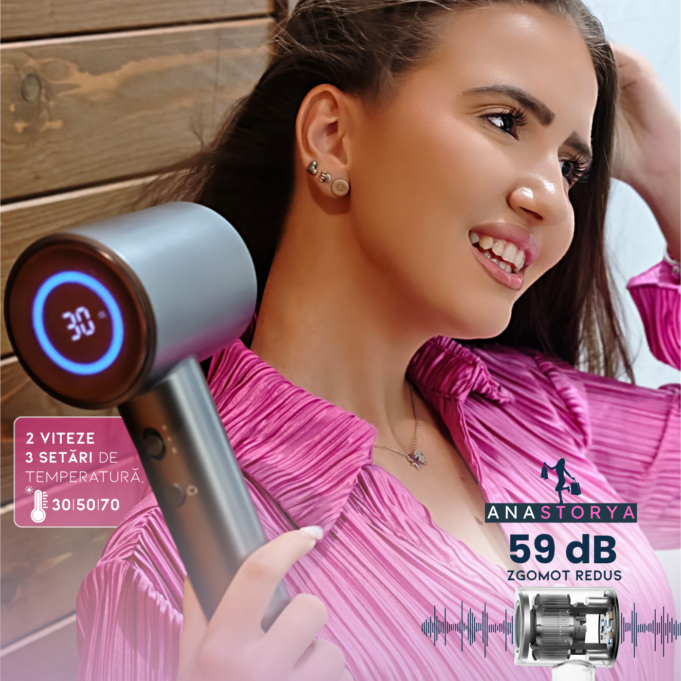 Uscator de Par Inteligent AnaStorya – Ecran Digital LCD