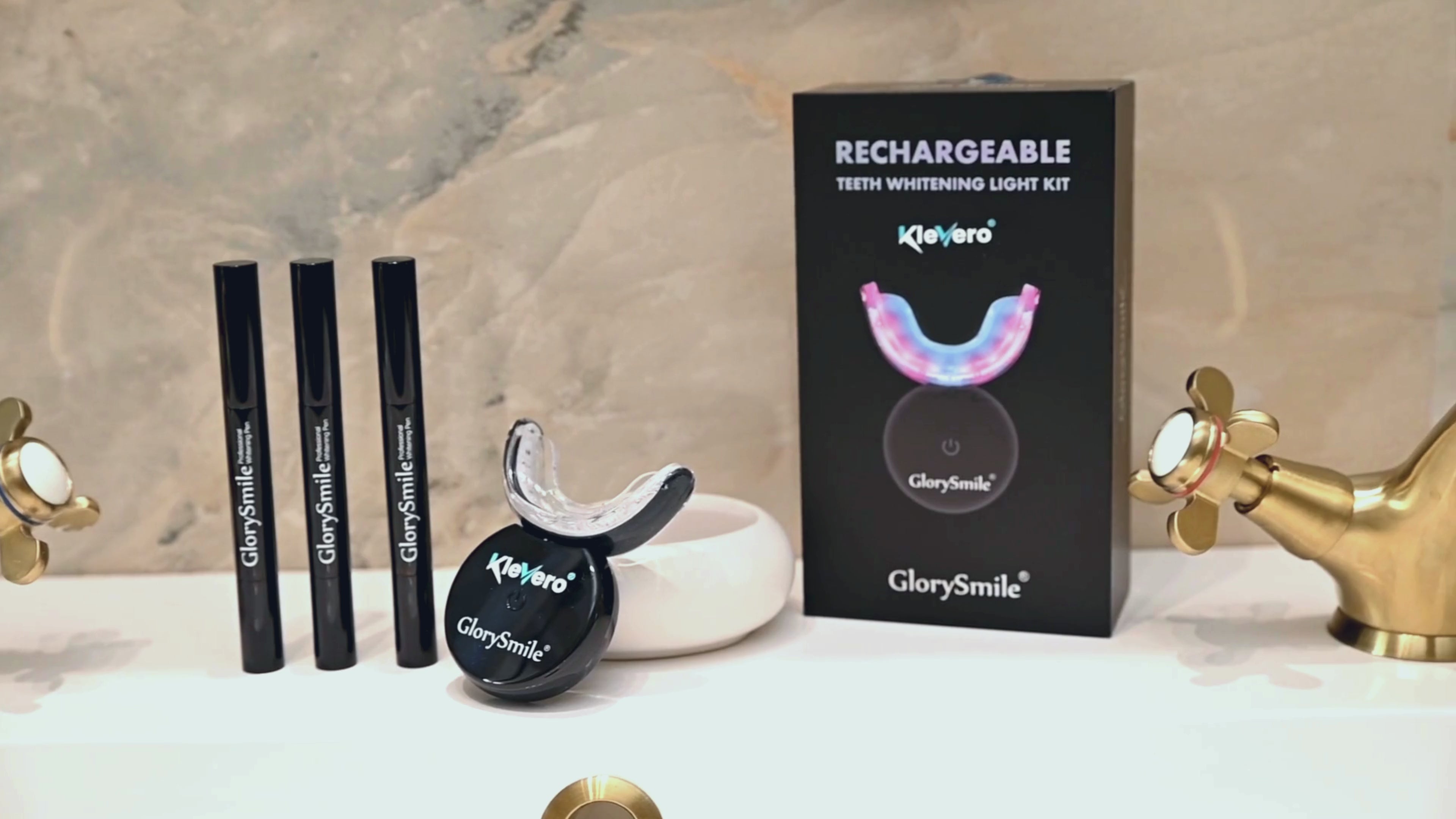 Load video: Kit pentru inalbire dentara